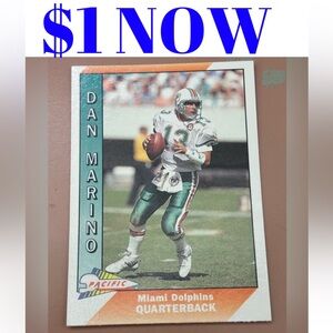 Dan Marino 1990 Pacific Miami Dolphins NFL Football Card